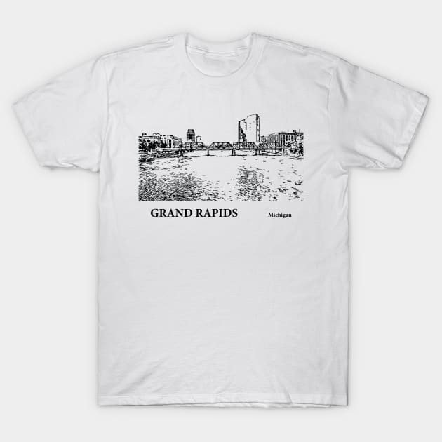 Grand Rapids - Michigan T-Shirt by Lakeric